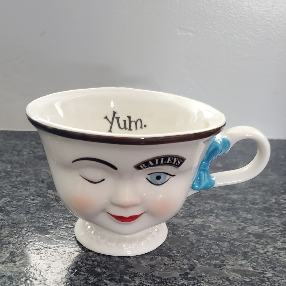 VINTAGE Bailey's Irish Cream Winking Eye Coffee Cup